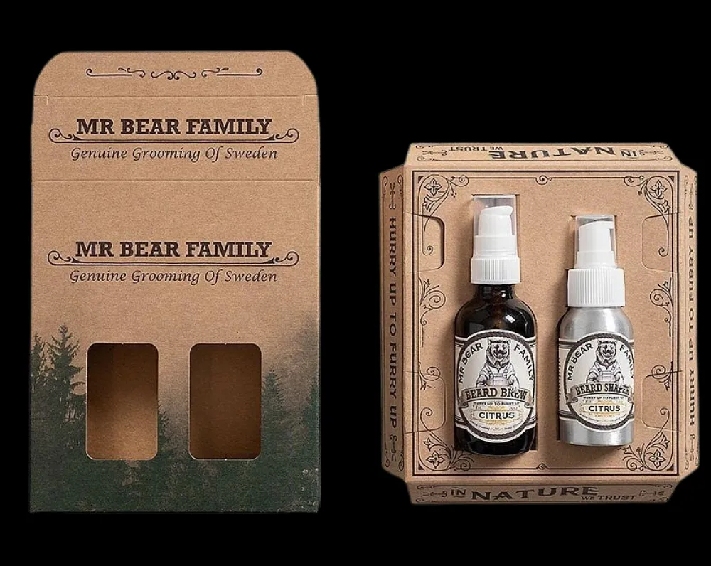 Mr Bear Family Partaöljyt>Beard Kit Oil & Shaper