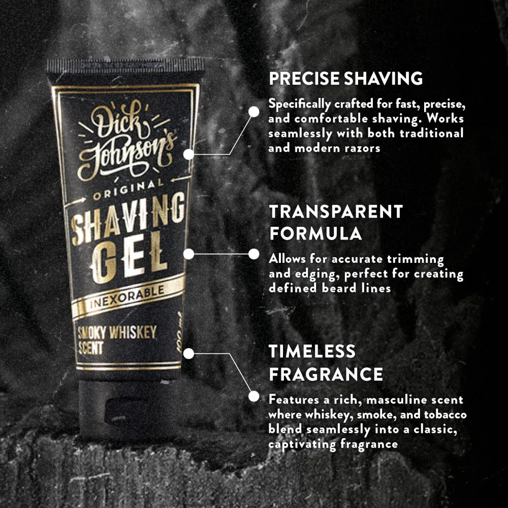 ASH-COSMETICS Parranajovoiteet>Parranajogeeli Smoky Whiskey