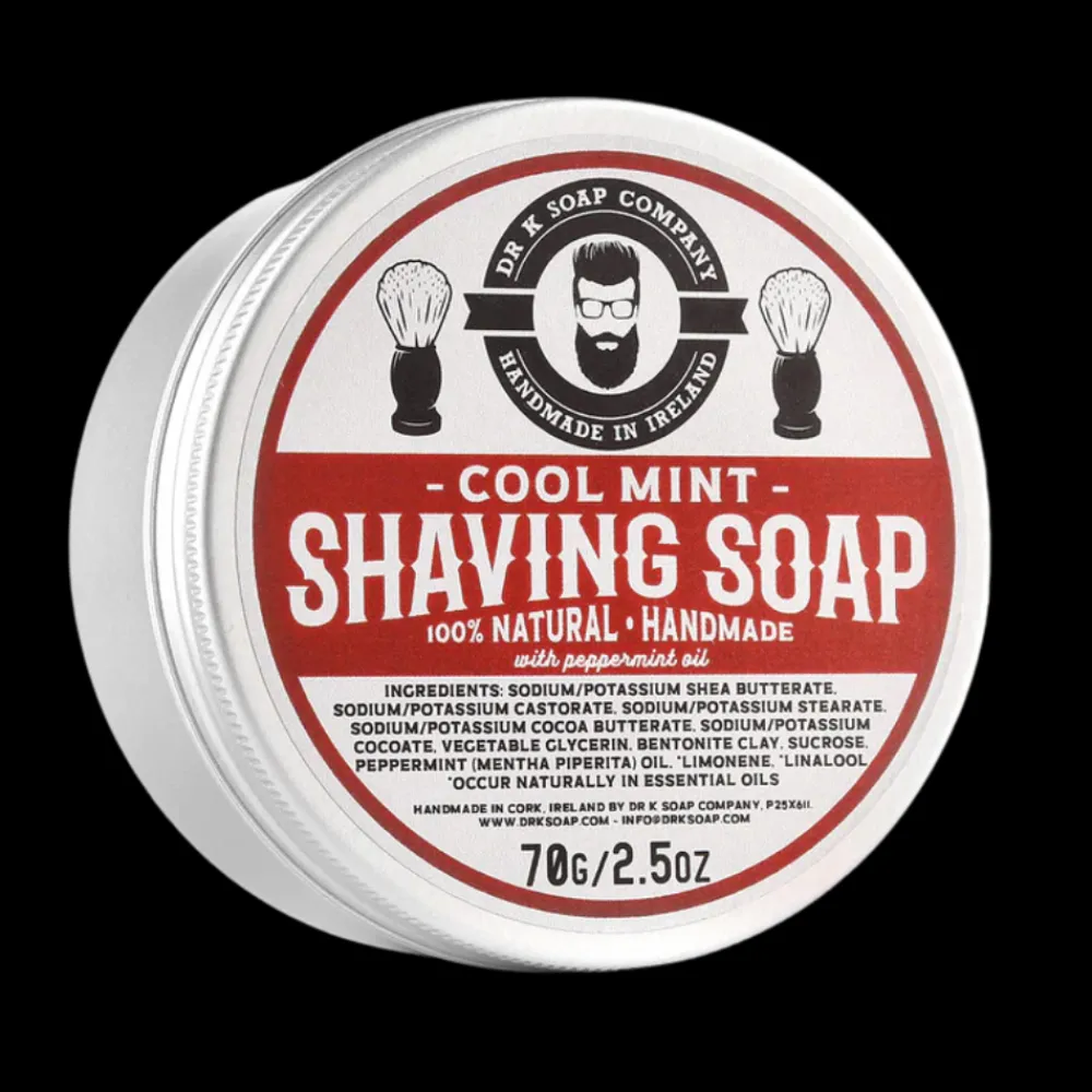 Dr K Soap Parranajovoiteet>Parranajosaippua Cool Mint 70g