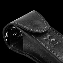 Muhle Parranajon Tarvikkeet>Partahöyläkotelo Leather Black