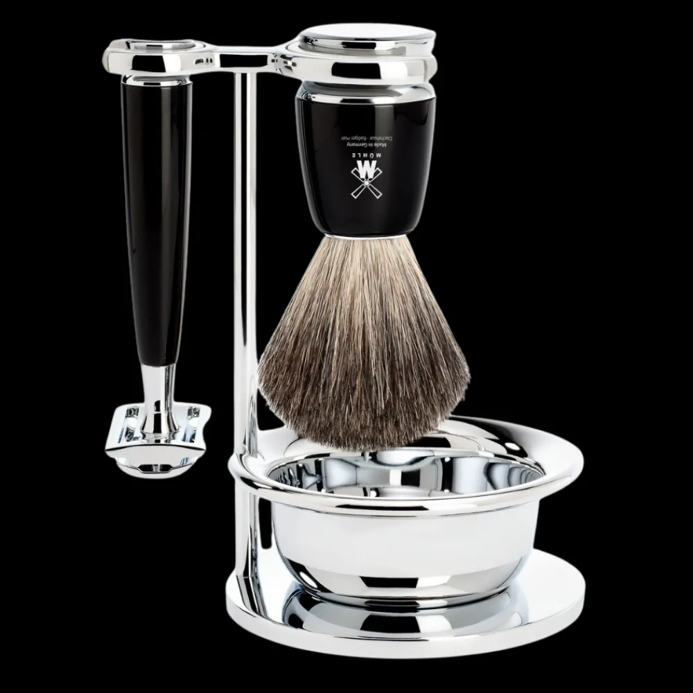 Muhle Parranajosetit>Shaving Set Rytmo Black