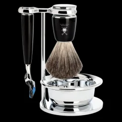 Muhle Parranajosetit>Shaving Set Rytmo Black
