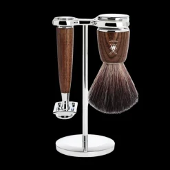 Muhle Parranajosetit>Shaving Set Rytmo Steamed Ash