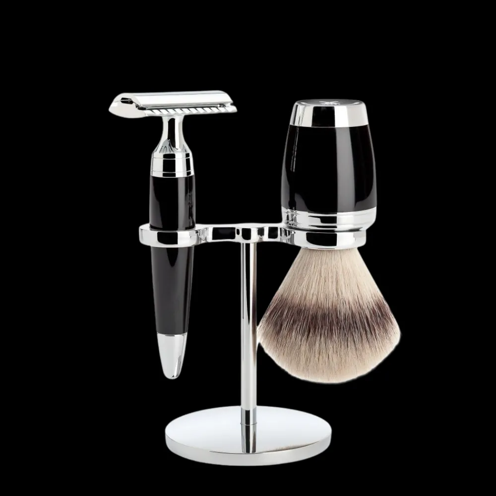 Muhle Parranajosetit>Shaving Set Stylo Black